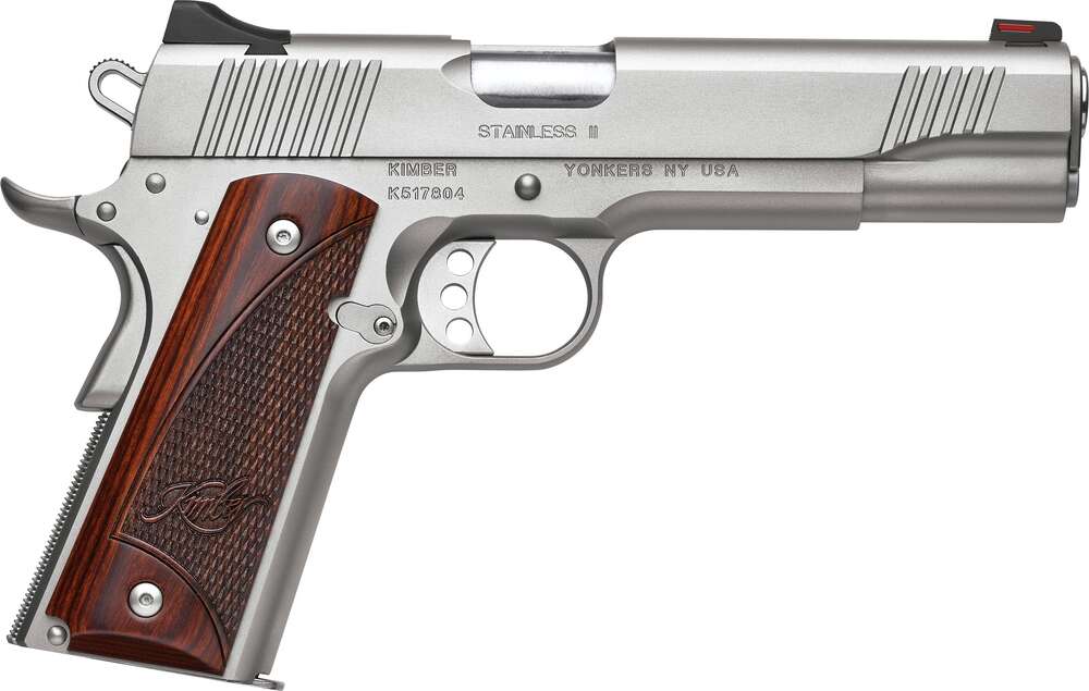 Handguns Kimber America Stainless II 9mm KMB STNLS II 1911 9MM 5 9R